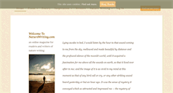 Desktop Screenshot of naturewriting.com
